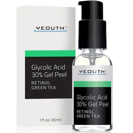 Yeouth Glycolic Acid Peel 30% Professional Chemical Face Peel With Retinol, Green Tea Extract, Acne | Walmart (US)