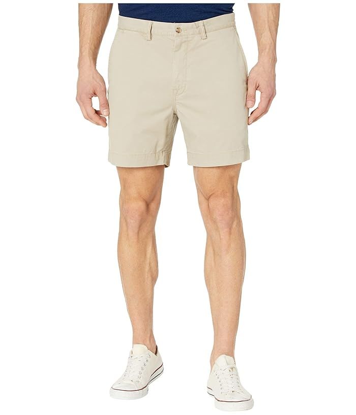 Polo Ralph Lauren Classic Fit Bedford 6 Shorts (Classic Tan) Men's Clothing | Zappos