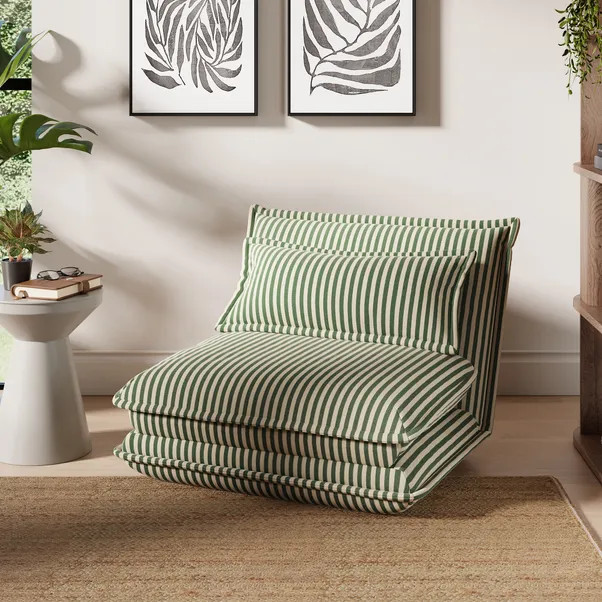 Jackson Striped Foldable Single Sofabed | Dunelm (migrated)