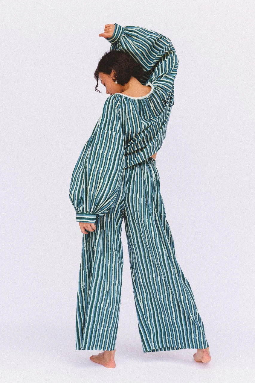Ria Pants ~ Cyan Candy | Daughters of India