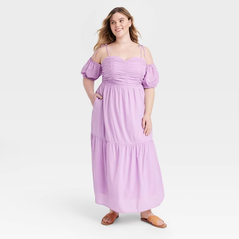 Women's Puff Short Sleeve A-Line Dress - Universal Thread™ | Target