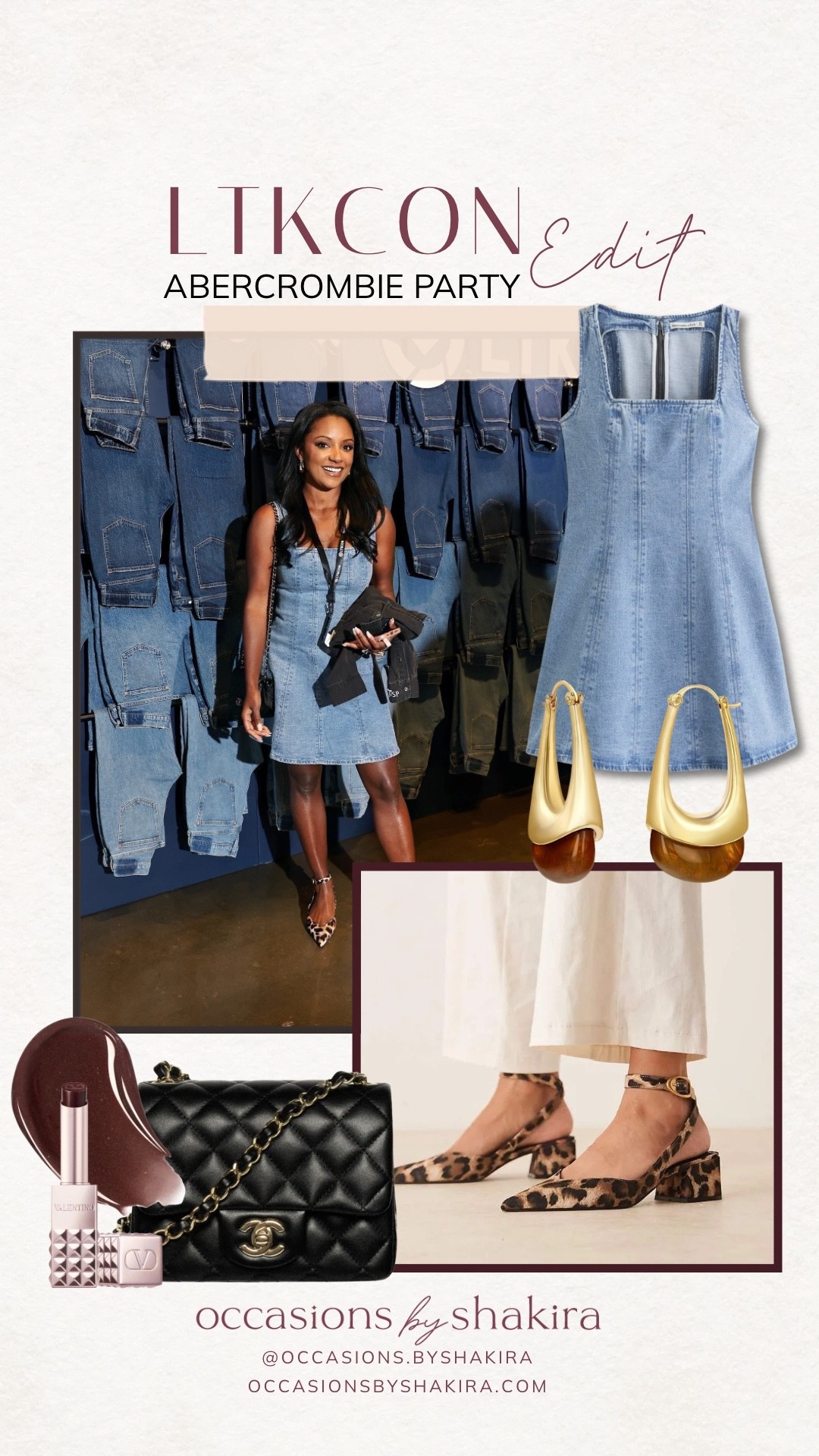 My look for the Abercrombie welcome party at #LTKCON