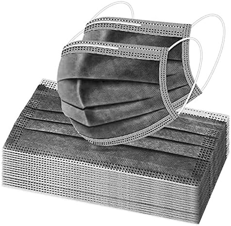 Disposable Face Masks, Facial Mouth Cover, 3 Ply Filter Protectors with Elastic Earloops, Breathable | Amazon (US)