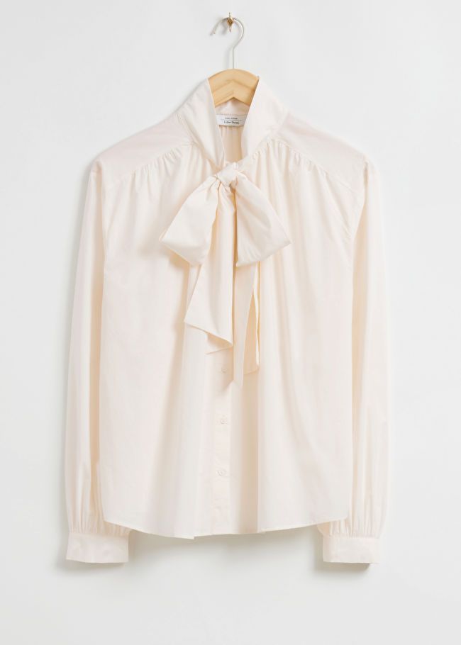 Relaxed Lavallière-Neck Blouse | & Other Stories US