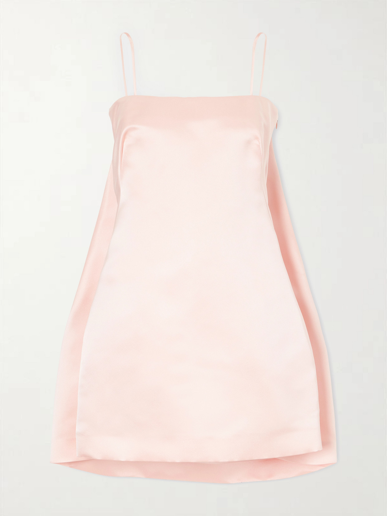 Givenchy - Cape-effect Silk-satin Mini Dress - Pink | NET-A-PORTER (US)