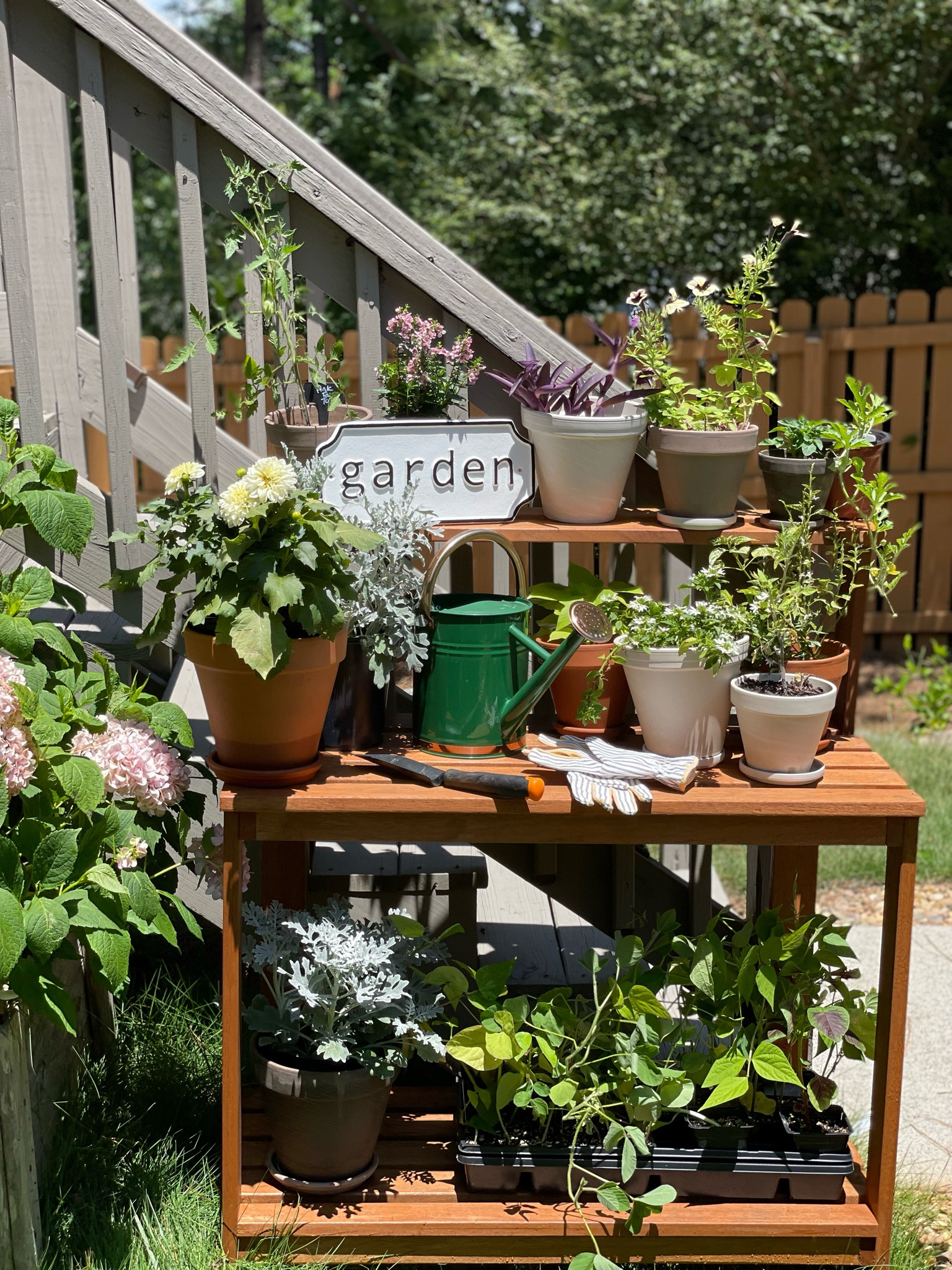 Potting bench for your garden! #gardenfinds #pottingbench #gardentable #outdoortable

#LTKhome #LTKFind #LTKSeasonal