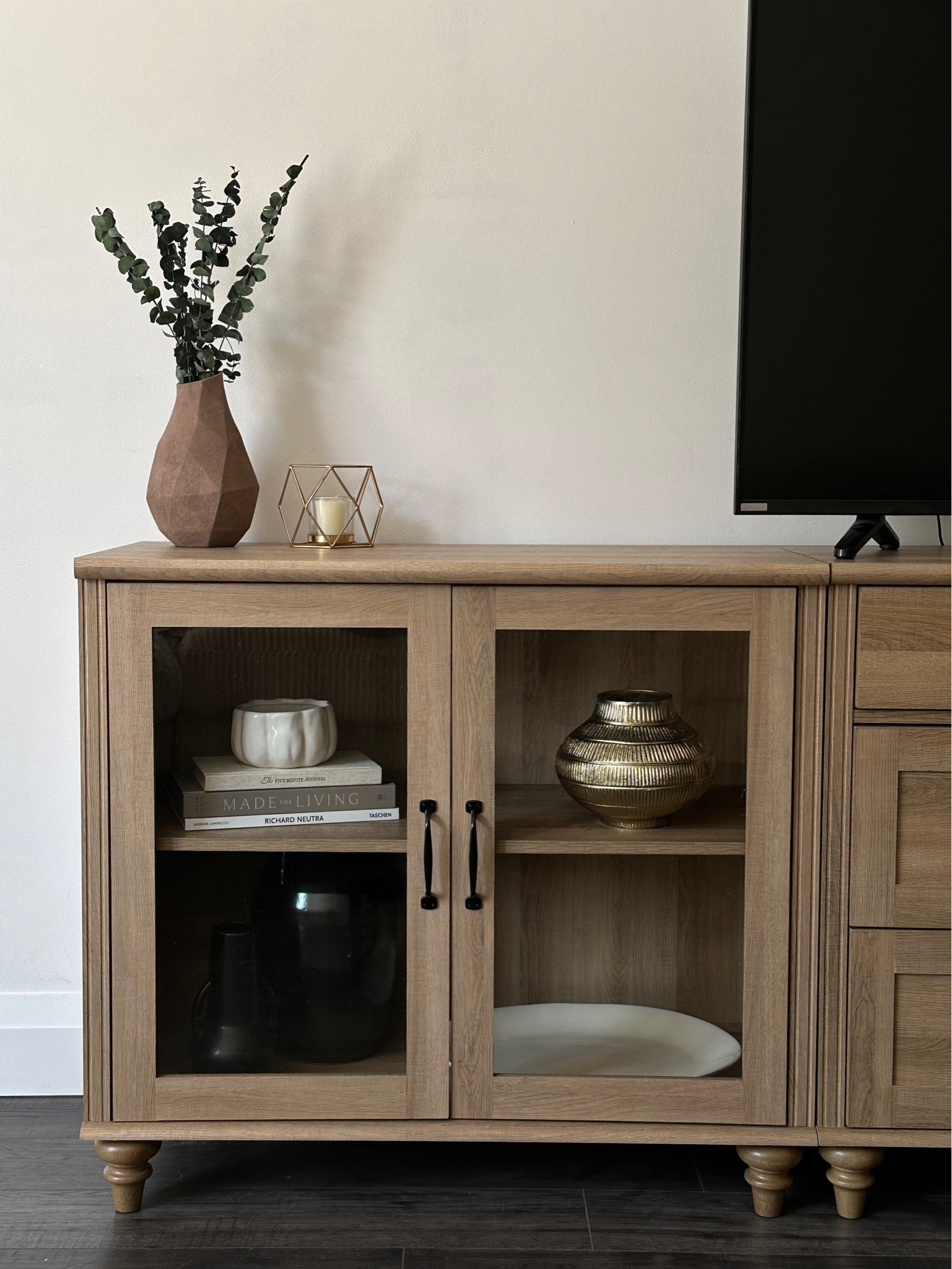 obsessed with our new tv unit🤍 

home, home decor, home inspo, home inspiration, pinterest aesthetic 

#LTKsale #LTKcasa #LTKcanada