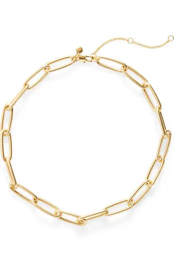 Madewell Paper Clip Chain Necklace | Nordstrom | Nordstrom