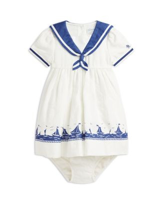 Ralph Lauren Girls' Linen Sailor Dress & Bloomer - Baby  | Bloomingdale's Ralph Lauren Kids | Bloomingdale's (US)