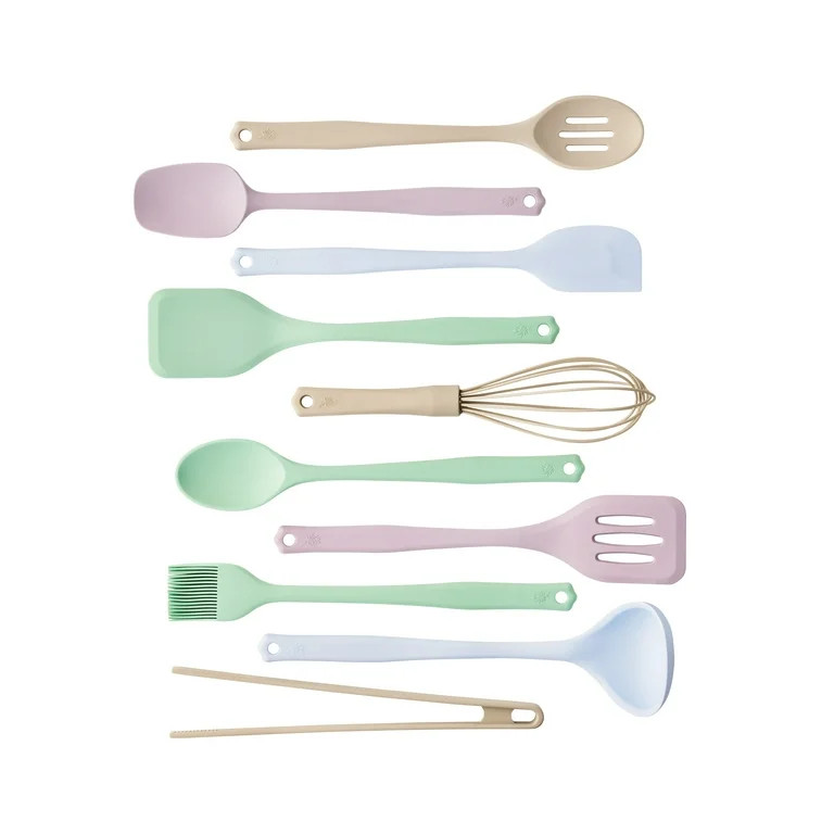The Pioneer Woman 10-Piece Silicone Cooking Utensils Set, Multicolor | Walmart (US)