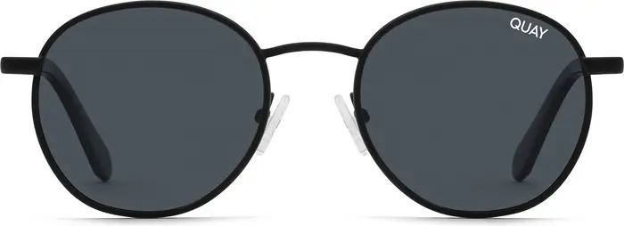 Quay Australia Talk Circles 45mm Polarized Round Sunglasses | Nordstrom | Nordstrom