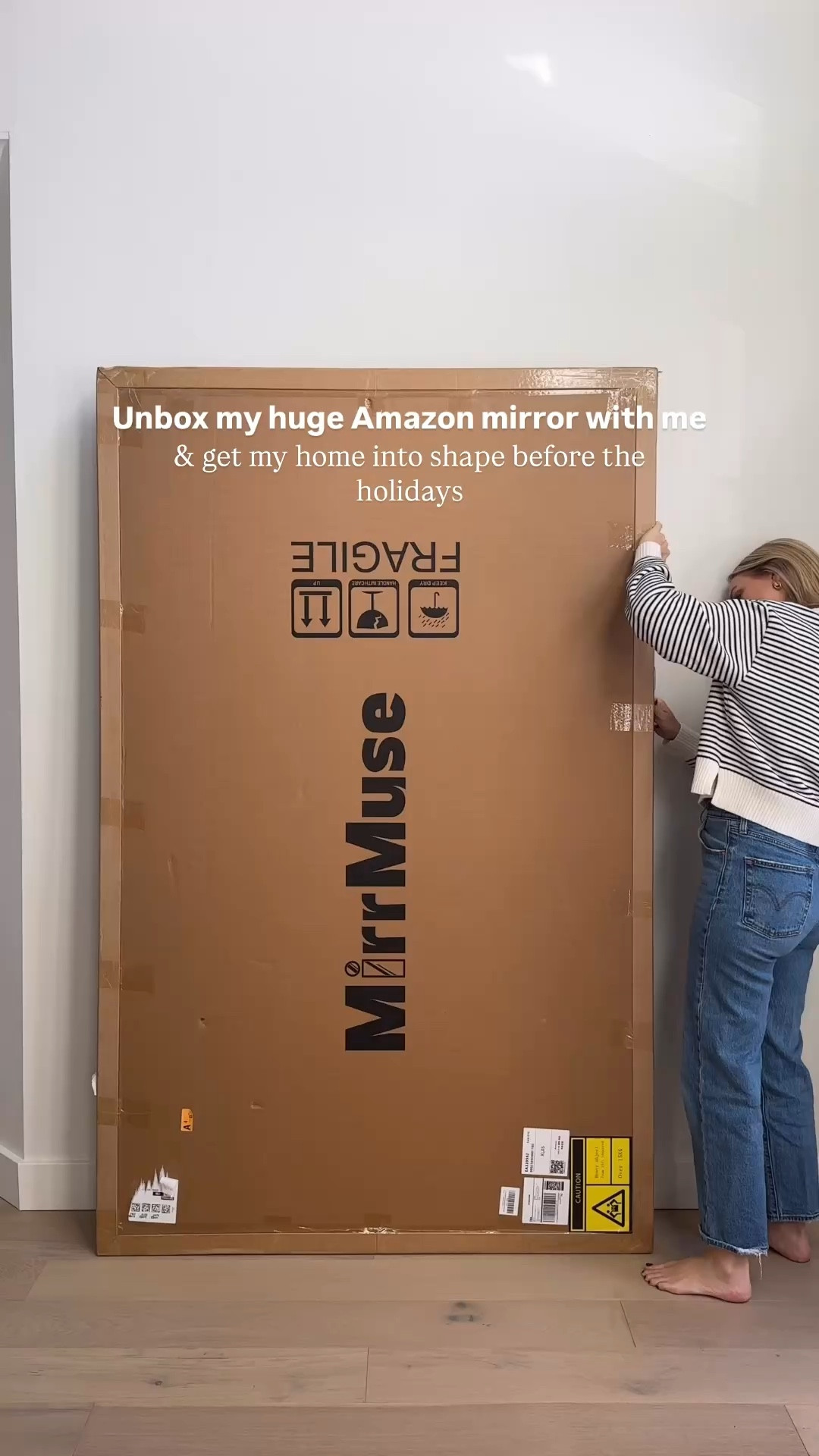 Operation getting my home into shape before the holidays starting with my entryway! 

72x44 floor length black mirror OOTD Amazon home, picture light

#LTKHoliday #LTKHome