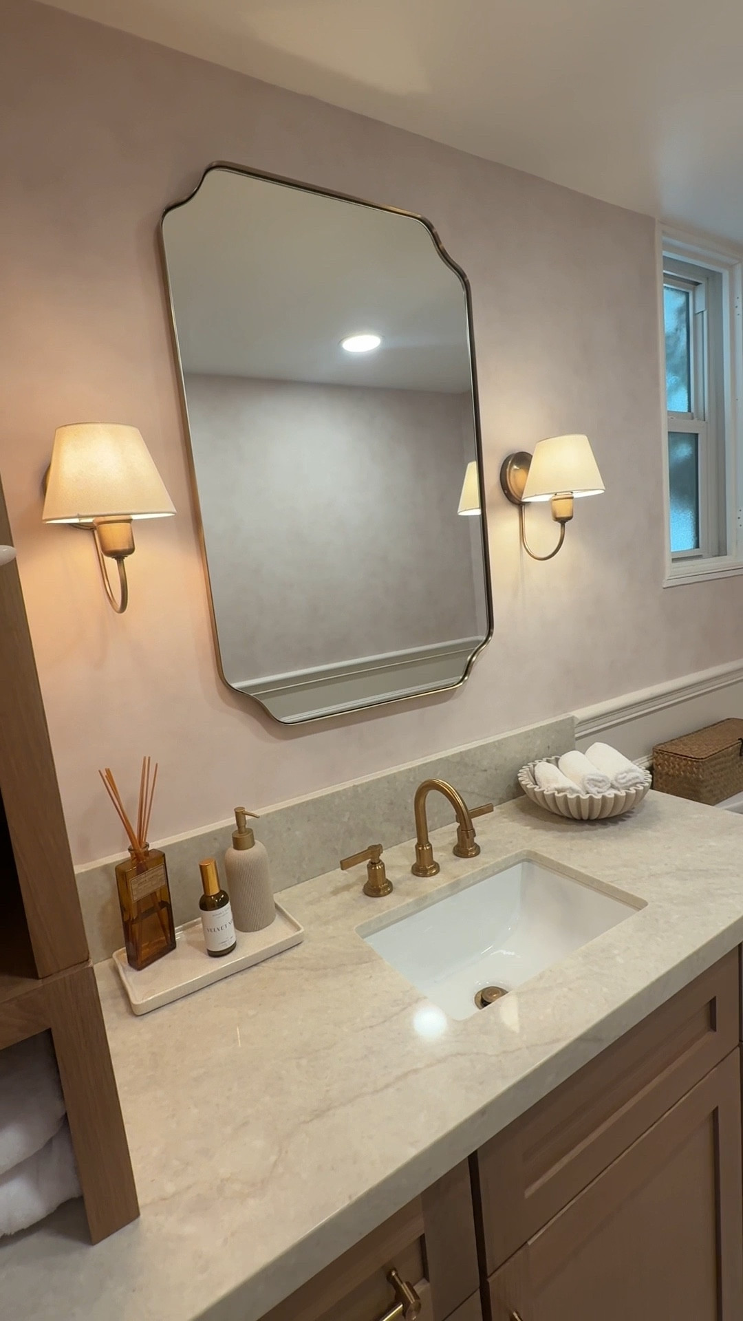 Our guest bathroom is finally done and I can’t get over how beautiful it turned out! 
Details linked below 

#LTKU #LTKHome