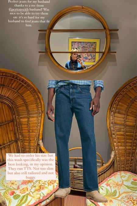 Men’s jeans that look polished! Fits true to size! 

#LTKmens #LTKstyletip #LTKSeasonal