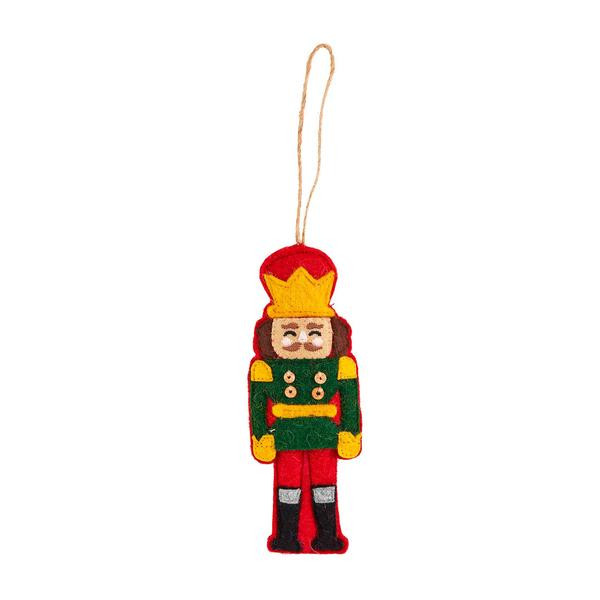 Nutcracker Felt Ornament | Mud Pie