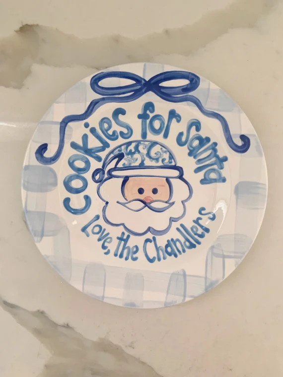 Cookies for Santa / Blue and White / Chinoiserie / | Etsy | Etsy (US)