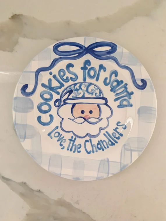 Cookies for Santa / Blue and White / Chinoiserie / | Etsy | Etsy (US)