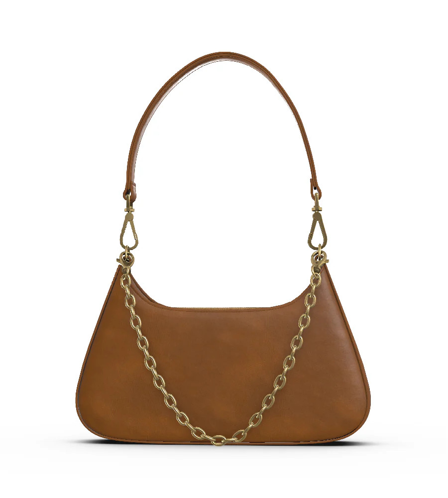 Harmony Shoulder Bag With Chain | Leather Shoulder Bag | Laudi Vidni