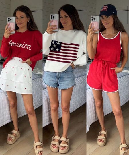 All the RED, WHITE, and BLUE you can get! Loving these style – OBSESSED is an understatement!

#LTKFindsUnder50 #LTKStyleTip #LTKSeasonal