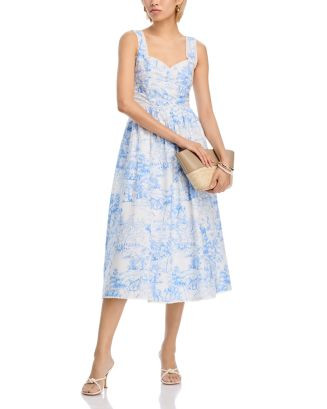Forest Toile Poplin Midi Dress - Exclusive | Bloomingdale's (US)
