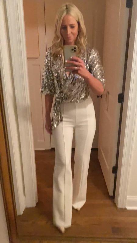 Great pants if your tall. I’m 5’8” and have on 3.5” heels and they are the perfect link. Great staple and could wear them year round. 

#LTKHoliday #LTKstyletip