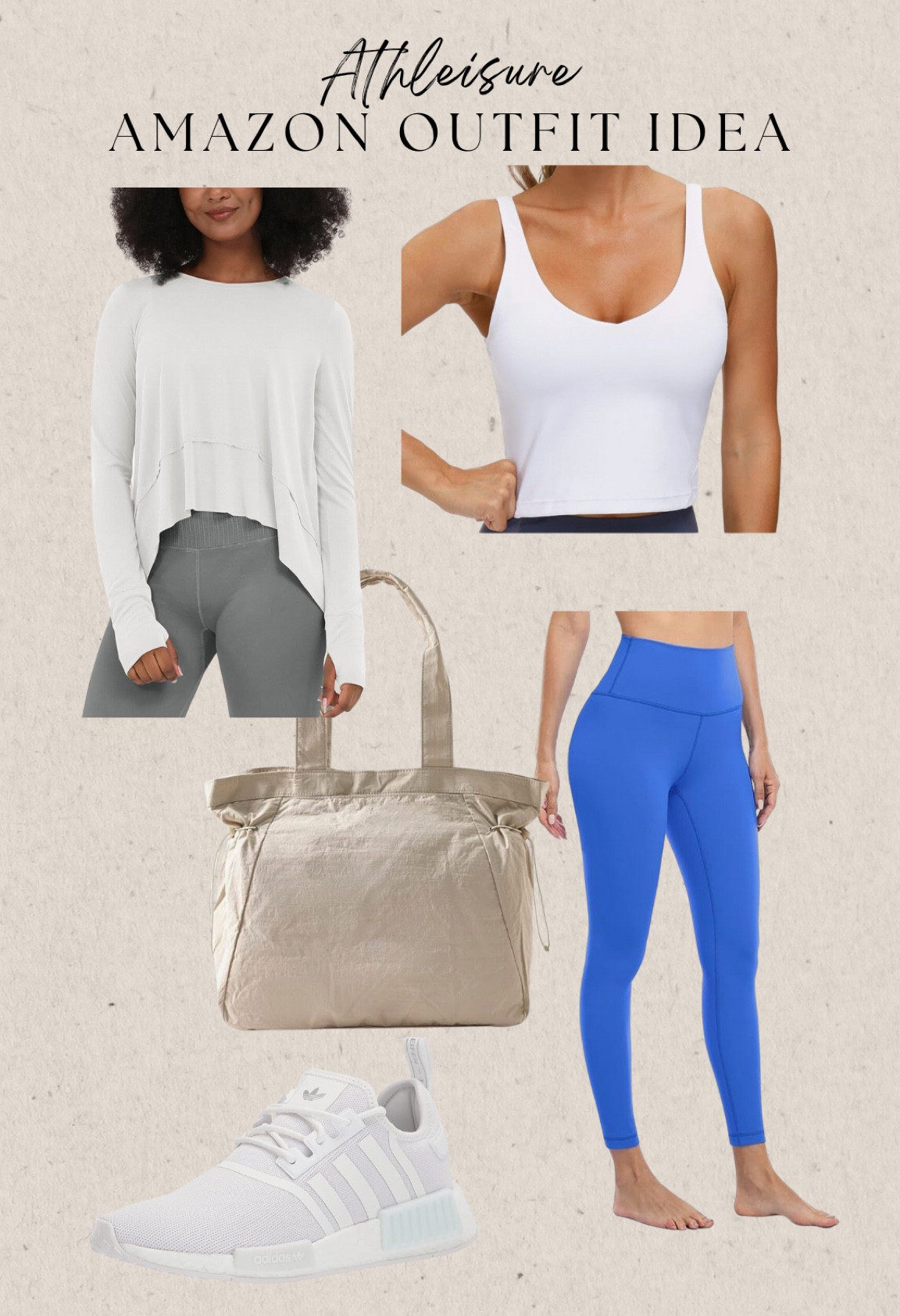 Travel outfit/ activewear / athleisure wear / Lululemon inspired leggings / Align dupe / Free people inspired top / Travel bag / Tote 

#LTKtravel #LTKfitness #LTKunder50