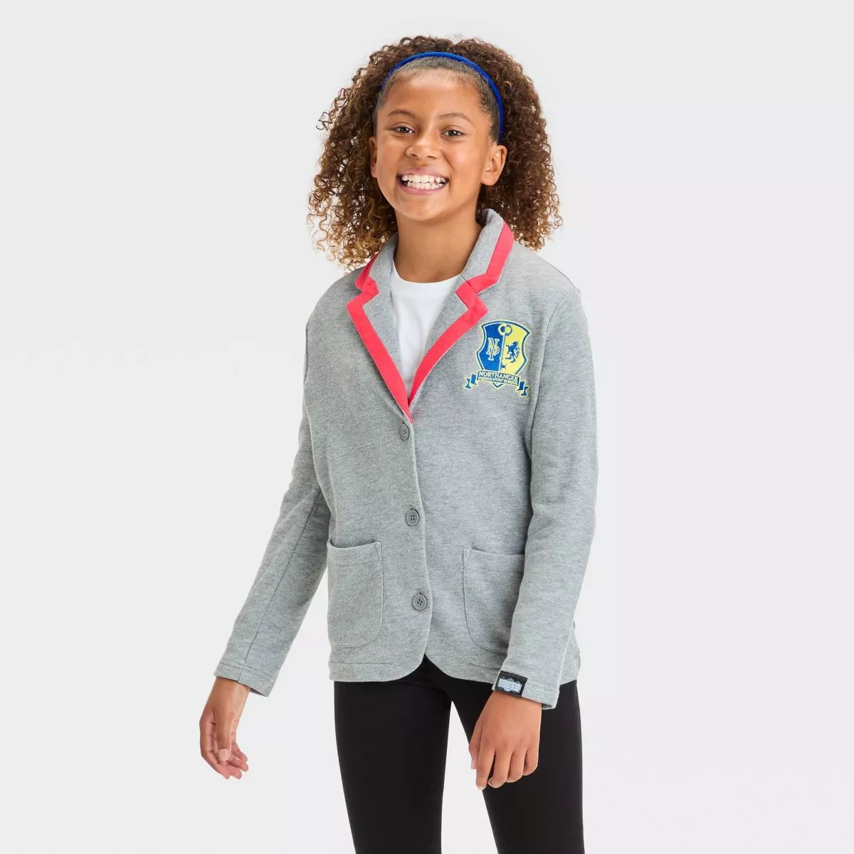 Girls' Astrid School Blazer - Charcoal Gray | Target