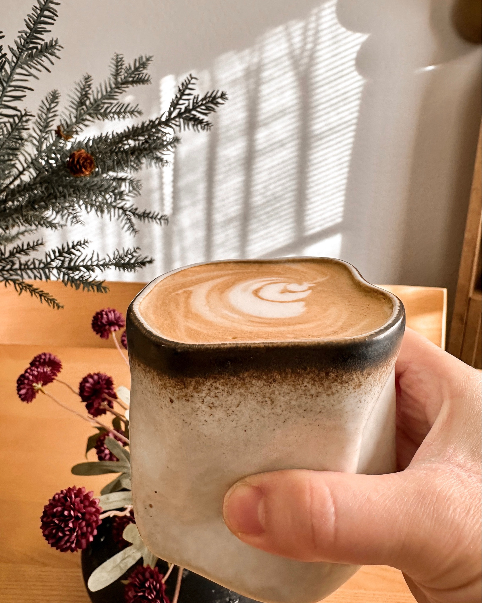 Cozy latte moment in my new favorite handmade ceramic mug ☕🤎
This organic-shaped ceramic mug makes the perfect aesthetic gift for a coffee lover. 



modern kitchen decor, neutral home decor, aesthetic coffee mugs, artisan drinkware, wabi-sabi style mugs, minimalist kitchen finds, cozy home essentials, gift ideas, and aesthetic morning routines.#LTKHome 

#LTKSeasonal #LTKHoliday #LTKGiftGuide #LTKmorningroutine
