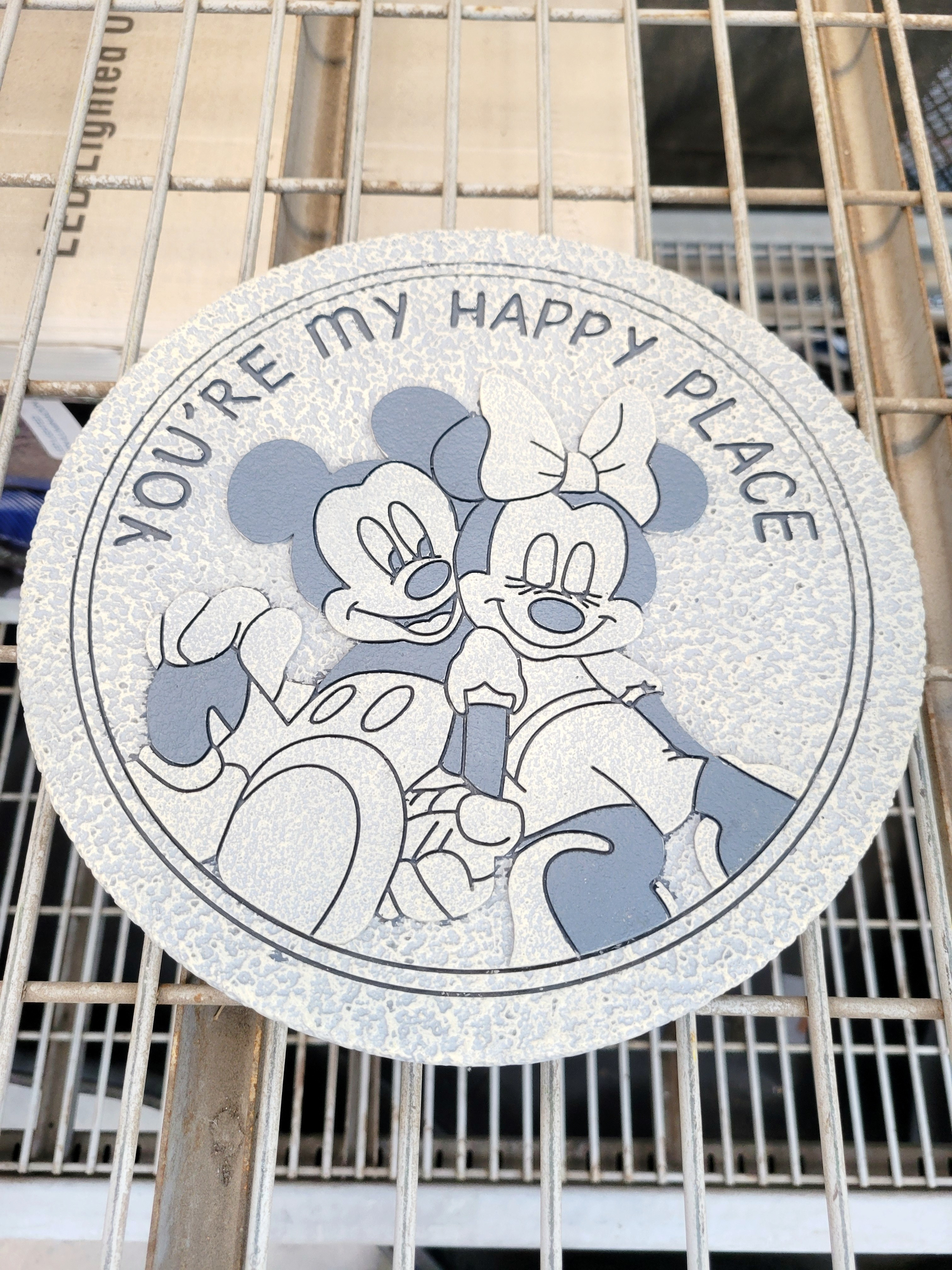 Disney Mickey & Minnie Round Gray Resin Stepping Stone from.. - my love & I went to Disneyland for our first date so the fact that I didn't buy this should be a crime 😂 I definitely will be purchasing this in the future but when shopping I try to stick to only buying what I came for.. if not I could literally buy the whole store 😭 Remember get a price drop notification if you heart a post/save a product 😉 

✨️ P.S. if you follow, like, share, save, or shop my post (either here or @coffee&clearance).. thank you sooo much, I appreciate you! As always thanks sooo much for being here & shopping with me 🥹

| disney, disney home, mickey mouse, disney store, shop disney, disney outfit, disney world, disney vacation, disney cruise, disney park, disney must haves, garden, disney garden, home decor, home inspo, home inspiration  | #LTKHome #LTKFamily #LTKKids #LTKWedding #LTKSeasonal

