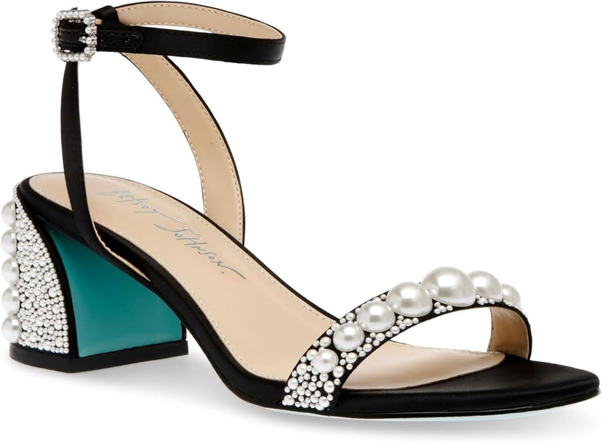 Betsey Johnson Women's Tina Heeled Sandals | Amazon (US)