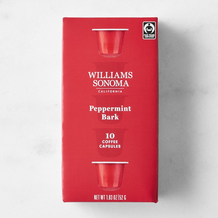 Williams Sonoma Coffee Capsules, Peppermint Bark | Williams-Sonoma