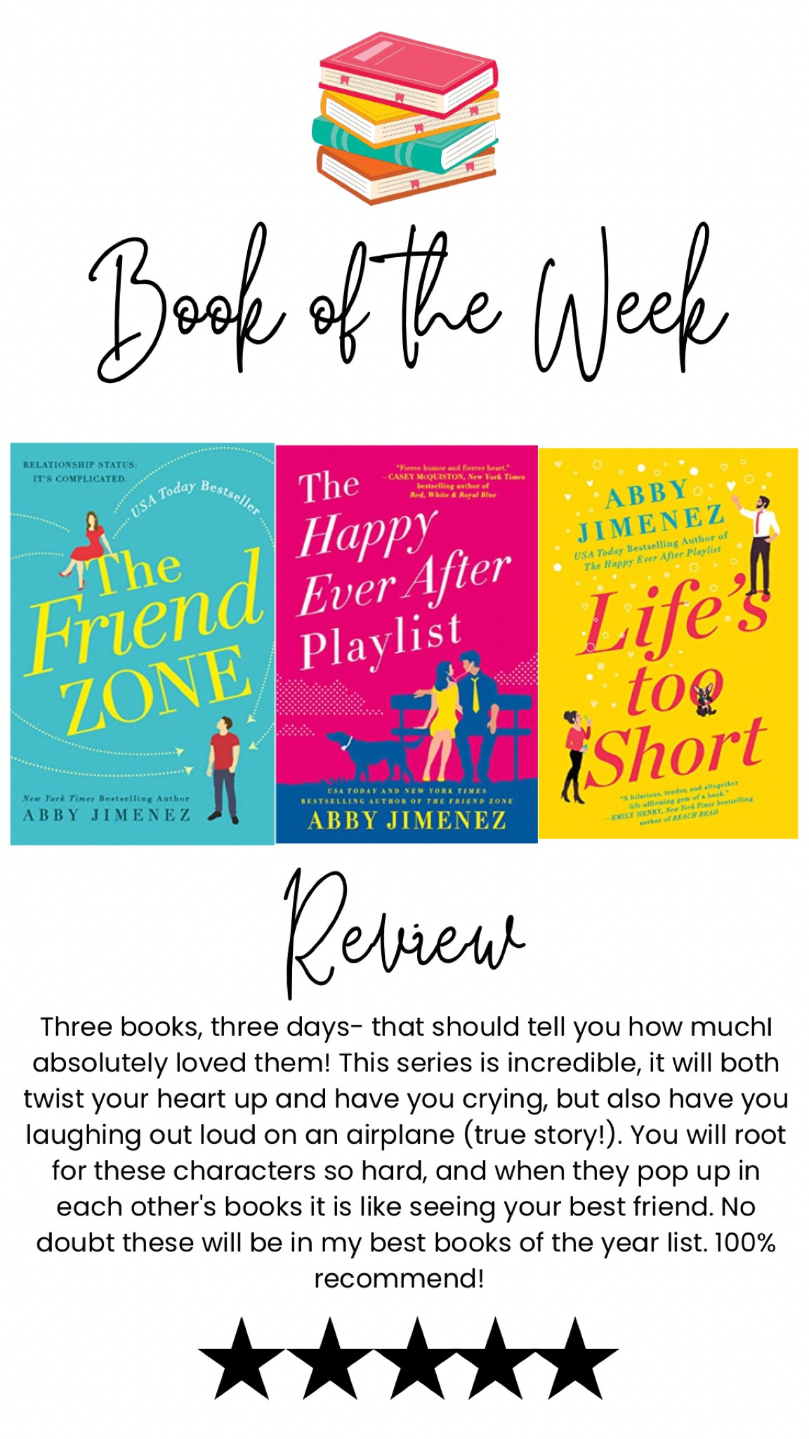 Book Review: Abby Jimenez Friend Zone Series!

#LTKU #LTKFind