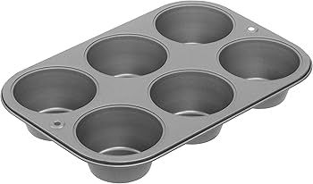 G & S Metal Products Company OvenStuff Non-Stick 6 Cup Jumbo Muffin Pan - American-Made | Amazon (US)