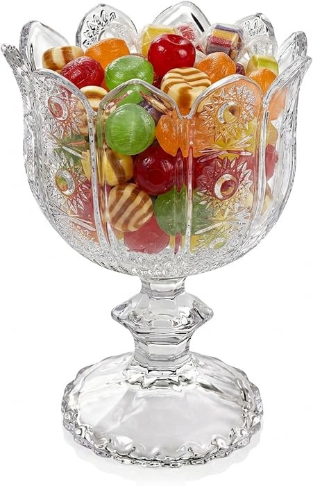 Godinger Pinwheel Footed Candy Dish, 4.50Lx4.50Wx5.75H | Amazon (US)