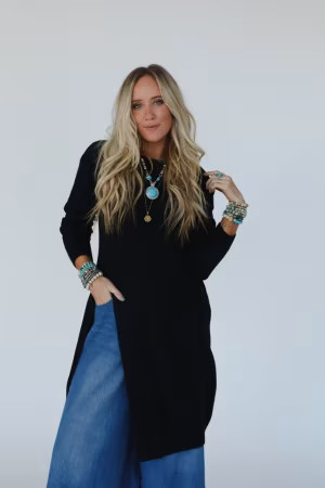 Alaia Longline Pullover — Three Bird Nest | Three Bird Nest