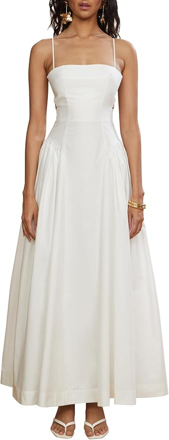 Amur Women's Aliza Midi Poplin Dress | Amazon (US)
