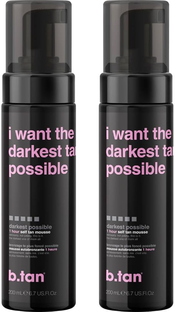 b.tan Ultra Dark Self Tanner Mousse Bundle | I Want The Darkest Tan Possible - Fast, 1 Hour Expre... | Amazon (US)
