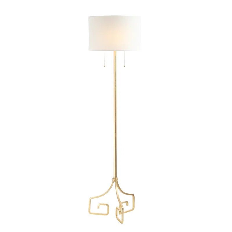 Kenmore 61.5'' Gold Leaf Traditional Floor Lamp | Wayfair North America