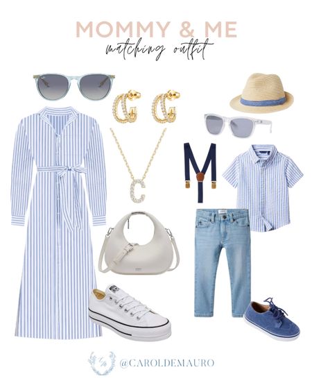 Get in style with your little one in this cute and fresh-looking outfit! Perfect for strolling and picnic dates!
#springfashion #toddlerclothes #matchingoutfit #kidsfashion

#LTKSeasonal #LTKshoecrush #LTKkids