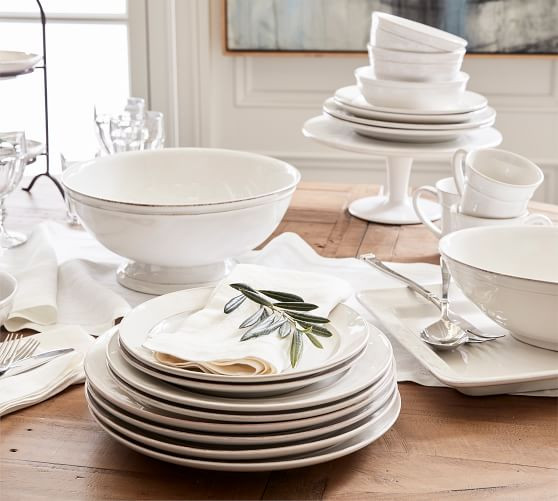 Cambria Handcrafted Stoneware Dinner Plates | Pottery Barn (US)