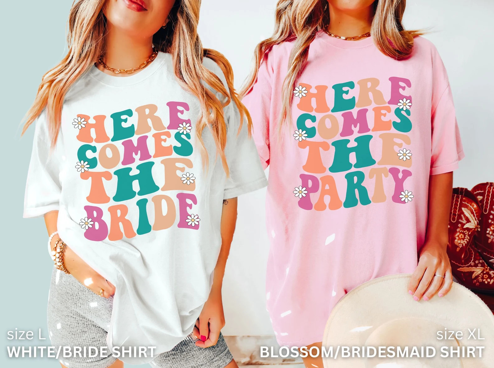 Retro Bachelorette 70s Retro Bachelorette Shirts Here Comes - Etsy | Etsy (US)