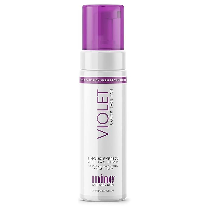MineTan Color Correcting Violet Self Tanner Mousse - Self Tanning Foam, Fast, 1 Hour Salon Profes... | Amazon (US)