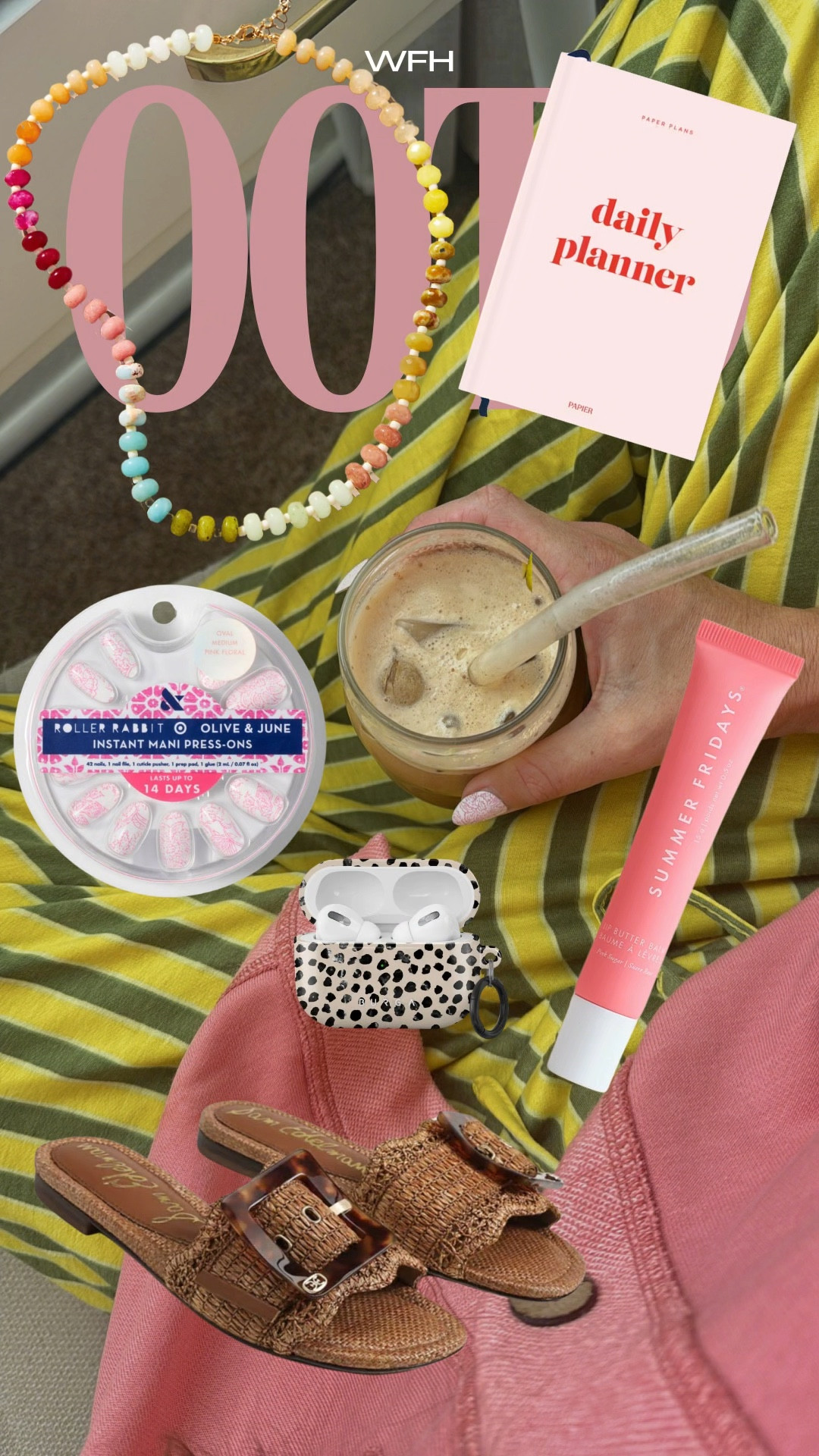 WFH | comfy outfit | spring outfit | amazon | casual | stripe pants | colorful | vacation | travel | loungewear | ootd | errands | soft pants | summer | accessories | DIML | on the go | dopamine dressing 

#LTKmomlife #LTKdayinmylife #LTKTravel