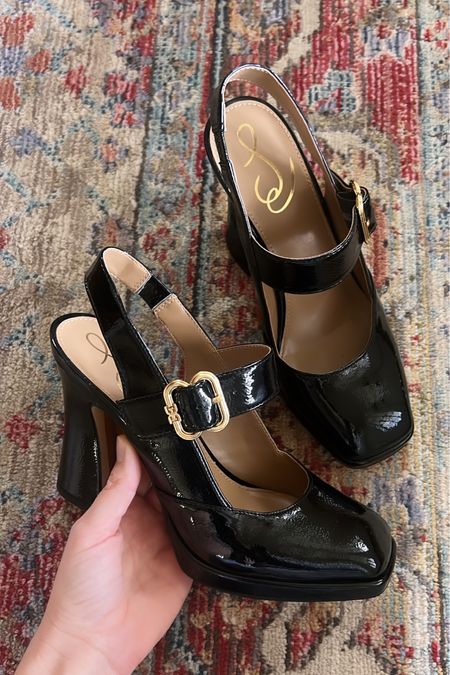 Holiday Party Heels 👠 

Black Mary Jane heels, black pumps, black Mary Jane heels, sam Edelman heels from Dillard’s

#LTKshoecrush #LTKstyletip #LTKHoliday