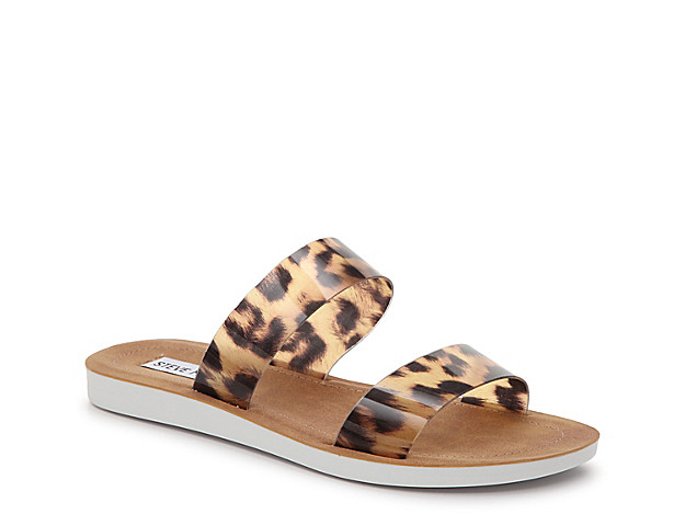 Steve Madden Lam Sandal - Women's - Brown/Black Leopard | DSW