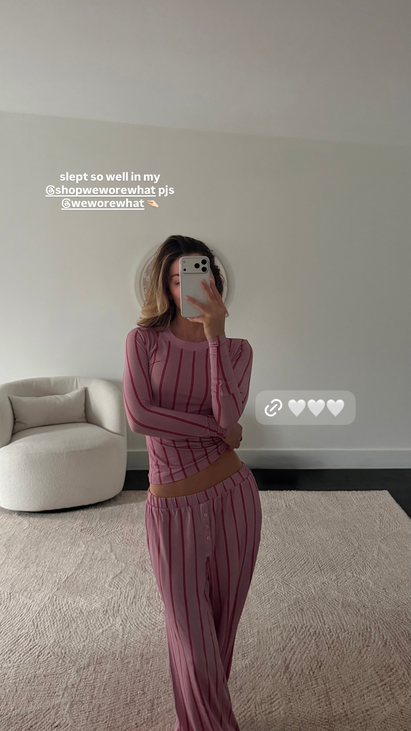 slept so well in my www pajamas 

 