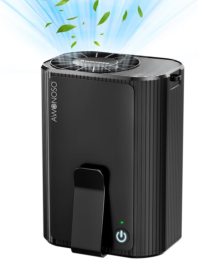 AI Portable Personal Waist Neck Rechargeable Fan, 3-Speed ​​10000RPM Brushless Motor Desktop ... | Amazon (US)