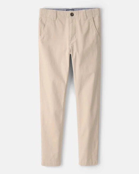 Boys Slim Tapered Chino Pants - Khaki - OshKosh B'gosh | Carter's | Carter's Inc