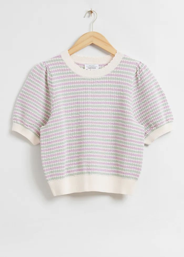 Scallop Neck Knit Top | & Other Stories US
