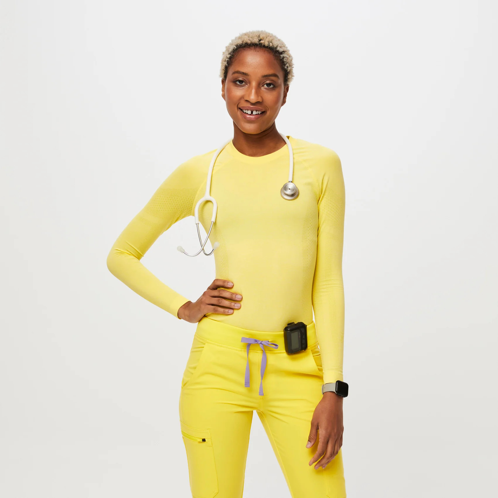 Salta Seamless Longsleeve Underscrub | FIGS